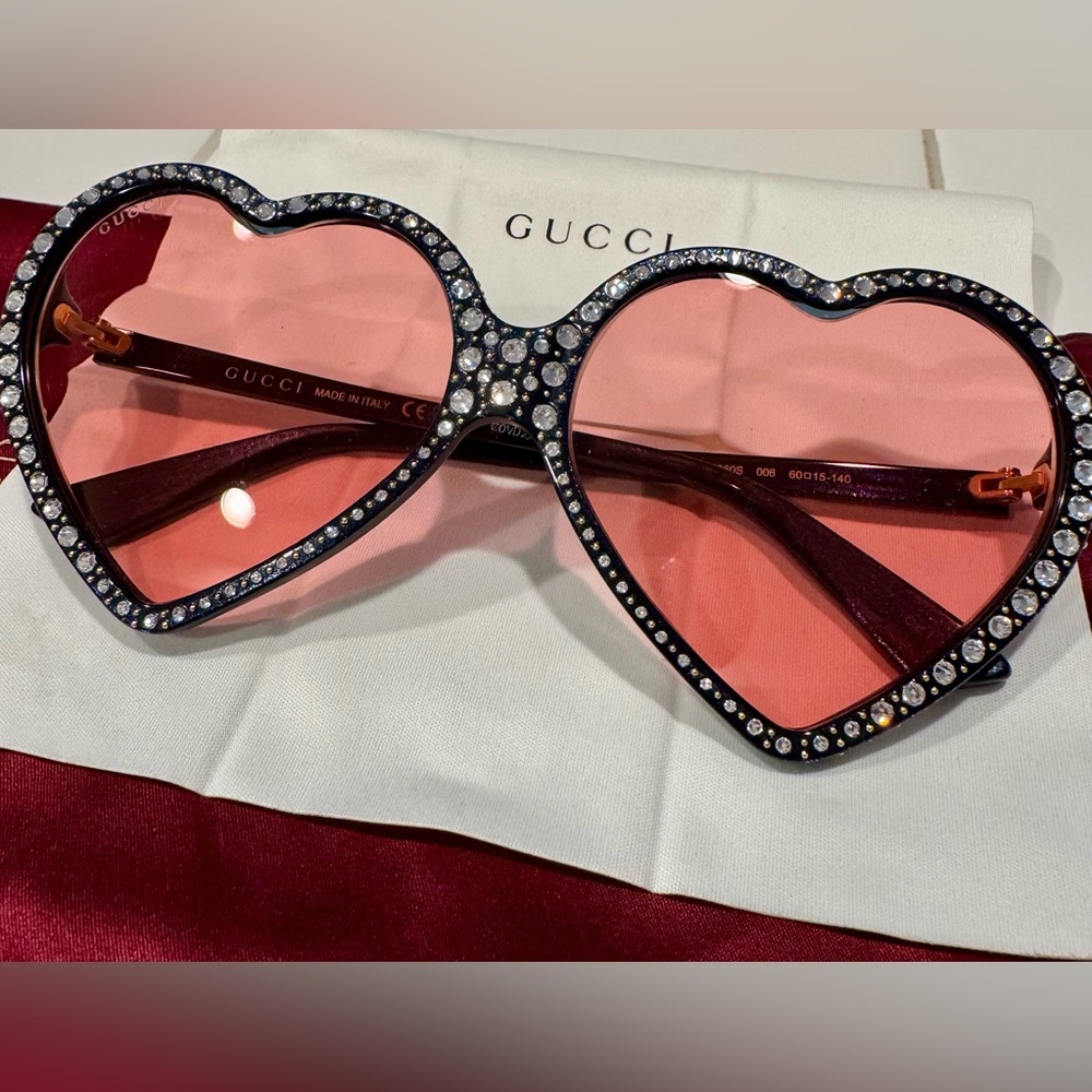 Gucci Hollywood Forever Heart Sunglasses